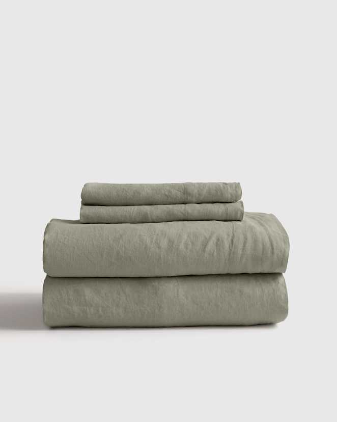 Willowleaf<br>European Linen Sheet Set