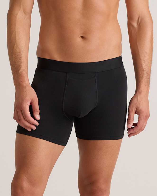 Black<br>Organic Cotton 4'' Trunk (3-pack)