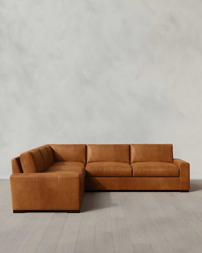 Auburn<br>Stillman L Sectional in Leather