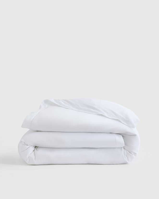 White<br>Signature Giza Cotton Sateen Duvet Cover
