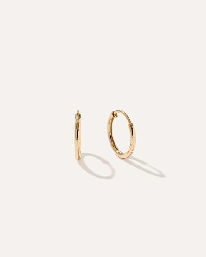 Yellow Gold<br>14K Gold Classic Hoops